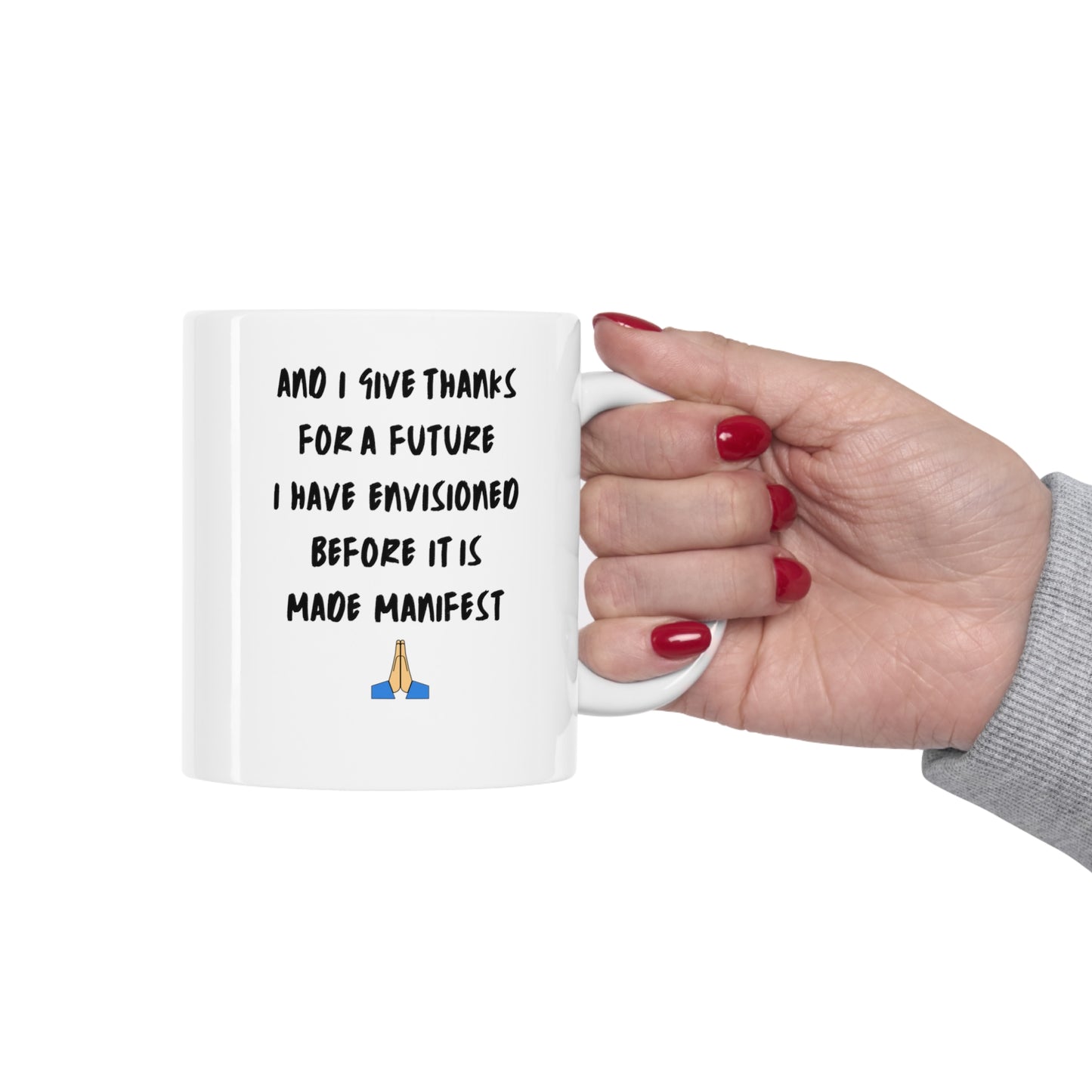 Daily Gratitude My American Shorthair Cat Ceramic Mug 11oz
