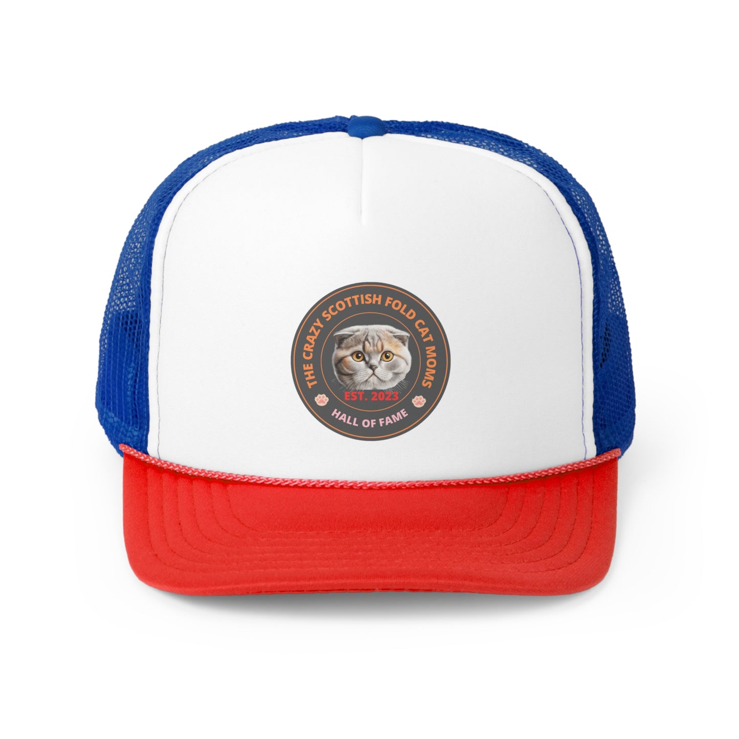 The Crazy Scottish Fold Cat Moms Hall Of Fame Hat