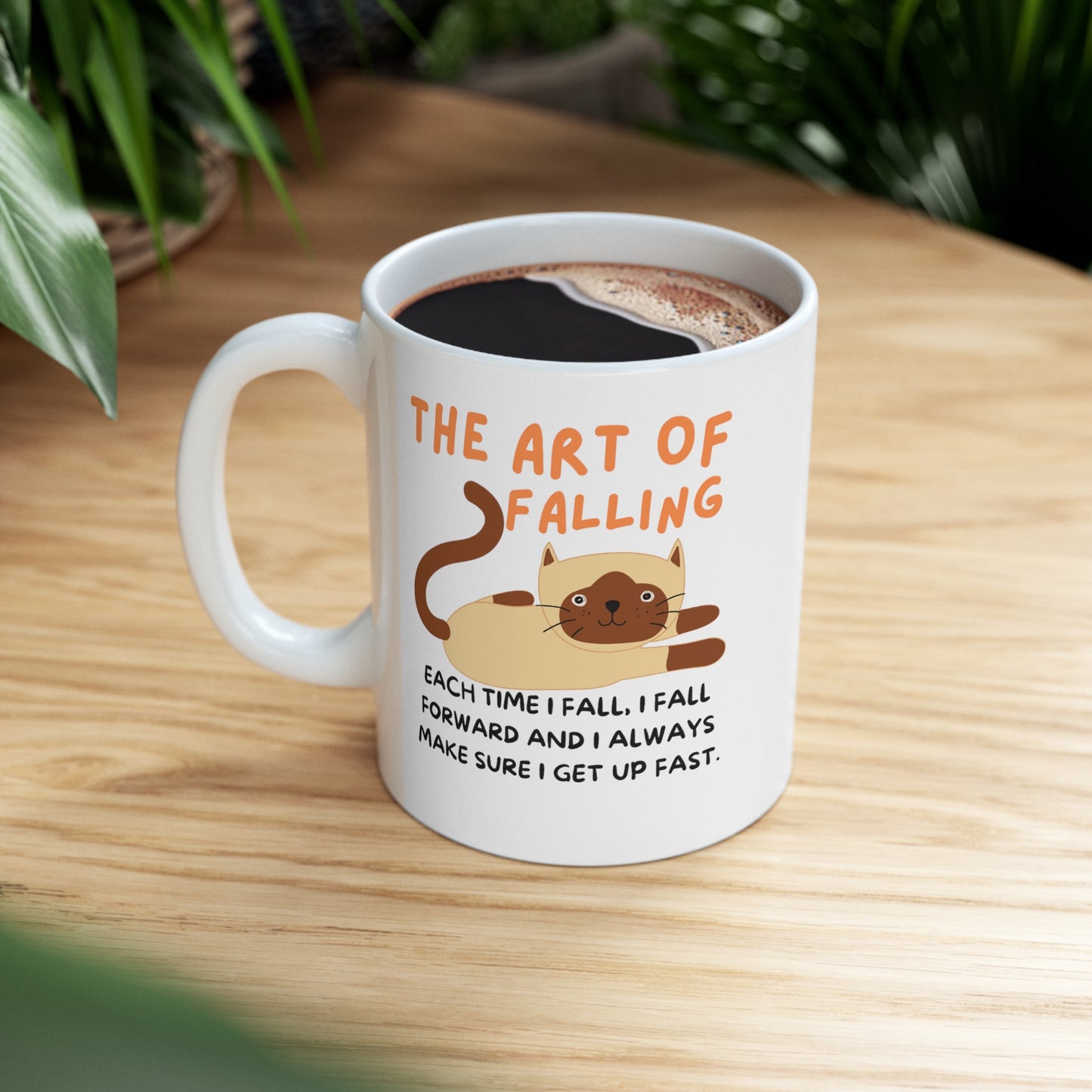 The Art Of Falling Ceramic Mug 11oz