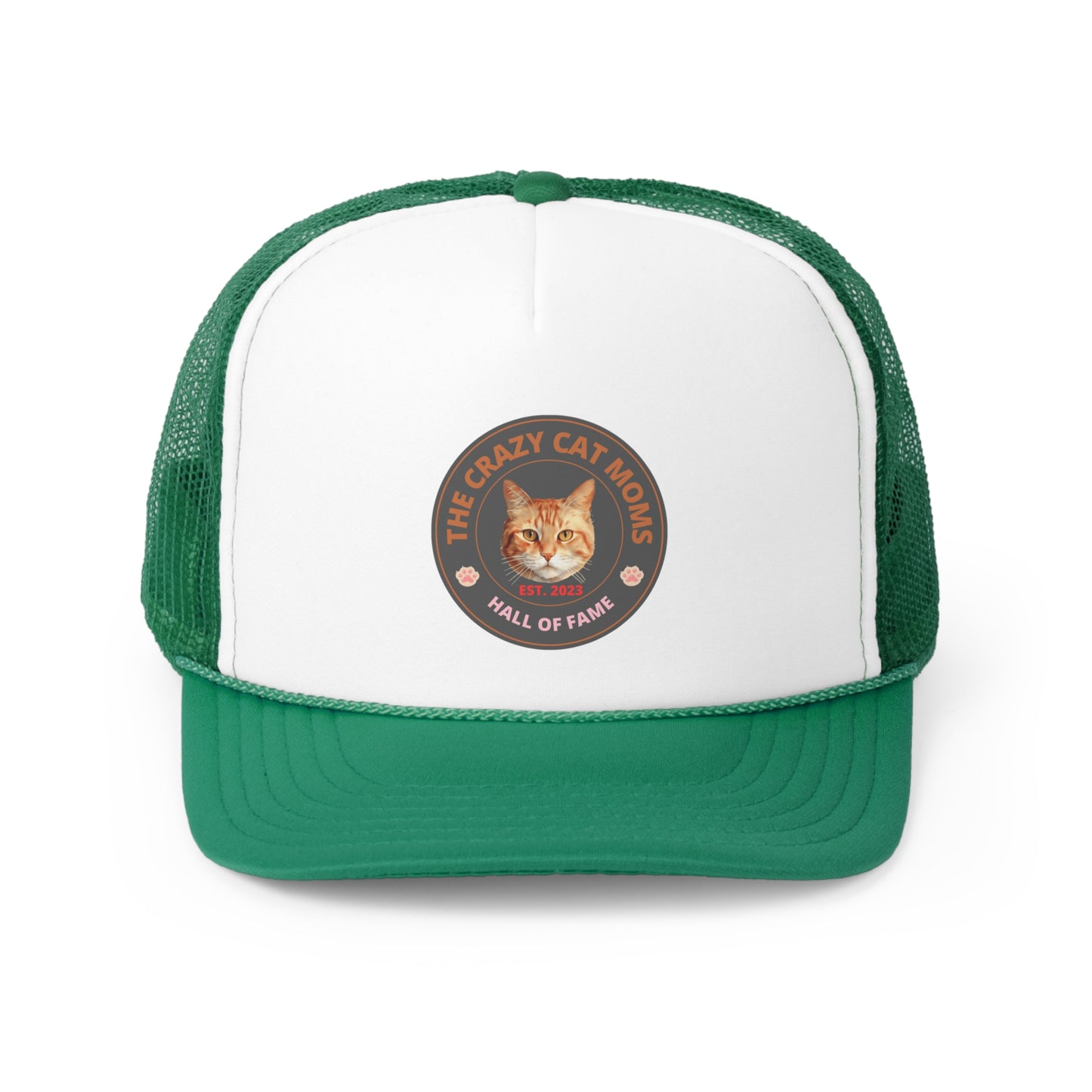 The Crazy Cat Moms Hall Of Fame Hat (Ginger Cat)