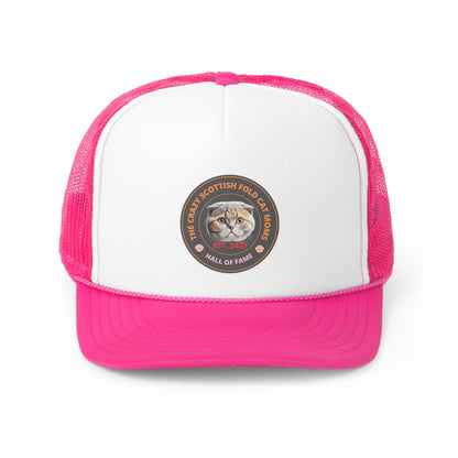 The Crazy Scottish Fold Cat Moms Hall Of Fame Hat