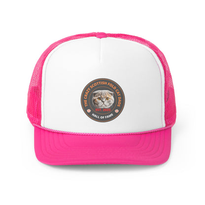 The Crazy Scottish Fold Cat Dads Hall Of Fame Hat