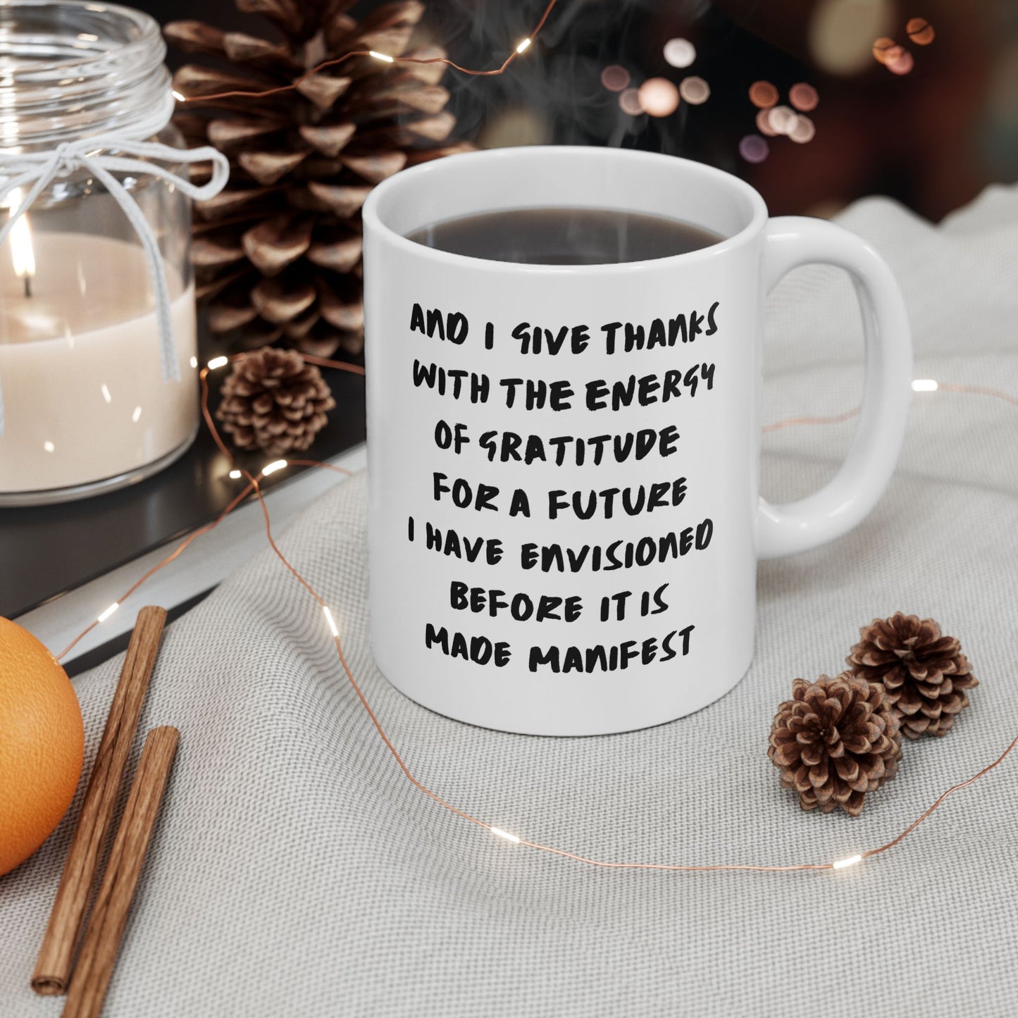 Daily Gratitude My Maine Coon Ceramic Mug 11oz