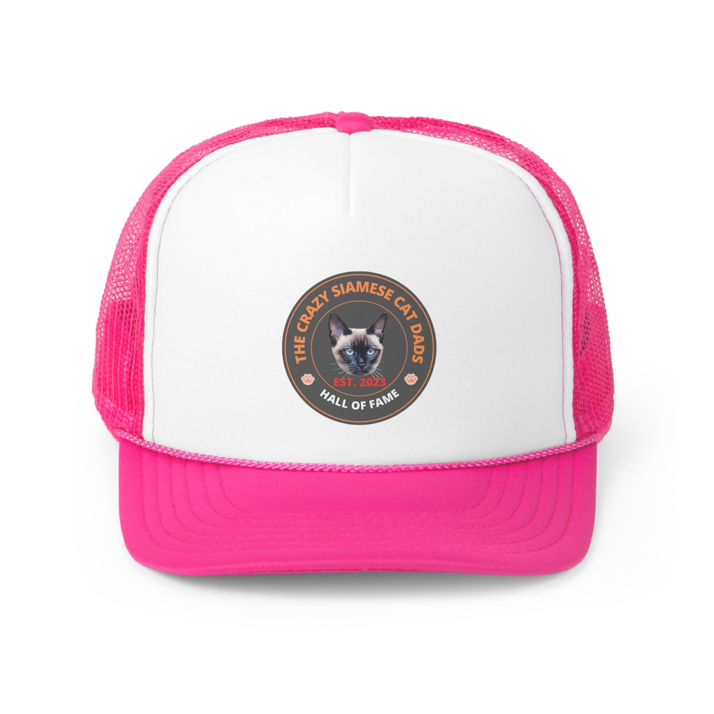 The Crazy Siamese Cat Dads Hall Of Fame Hat