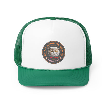 The Crazy Scottish Fold Cat Moms Hall Of Fame Hat