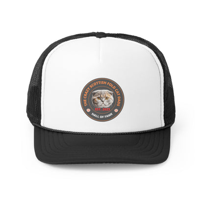The Crazy Scottish Fold Cat Dads Hall Of Fame Hat