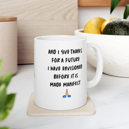Daily Gratitude My American Shorthair Cat Ceramic Mug 11oz
