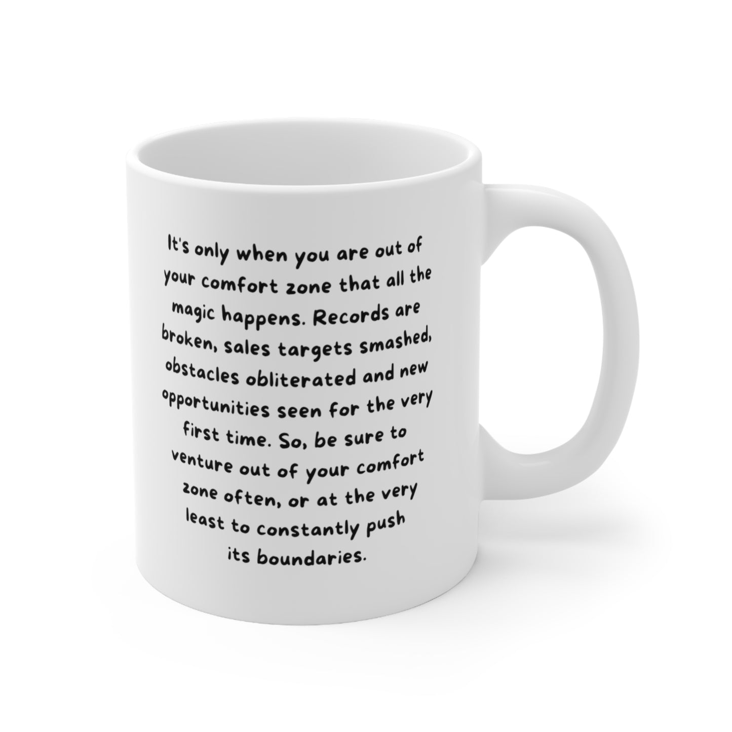 Comfort Zone Cat Ceramic Mug 11oz