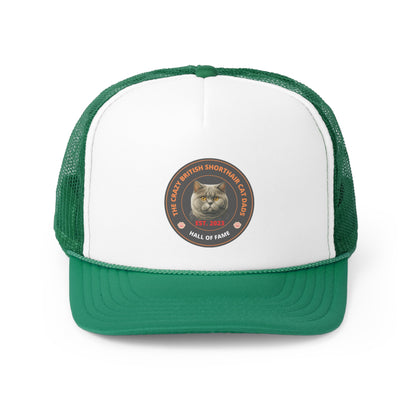The Crazy British Shorthair Cat Dads Hall Of Fame Hat
