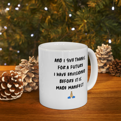 Daily Gratitude My American Shorthair Cat Ceramic Mug 11oz