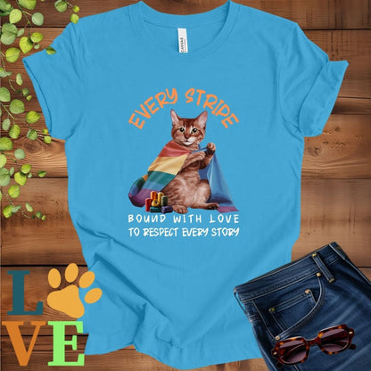 Abyssinian LGBTQ+ Flag Tee