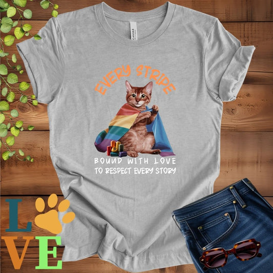 Abyssinian LGBTQ+ Flag Tee