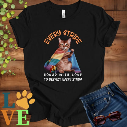 Abyssinian LGBTQ+ Flag Tee