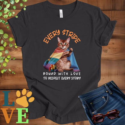Abyssinian LGBTQ+ Flag Tee