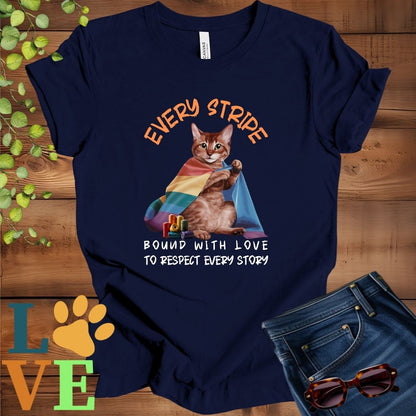 Abyssinian LGBTQ+ Flag Tee