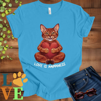 Abyssinian Love Is Happiness Tee