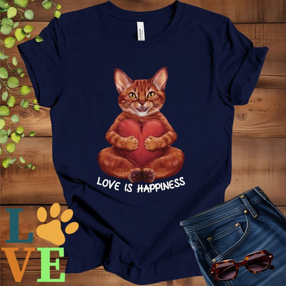 Abyssinian Love Is Happiness Tee