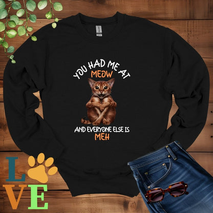Abyssinian Meow Sweatshirt