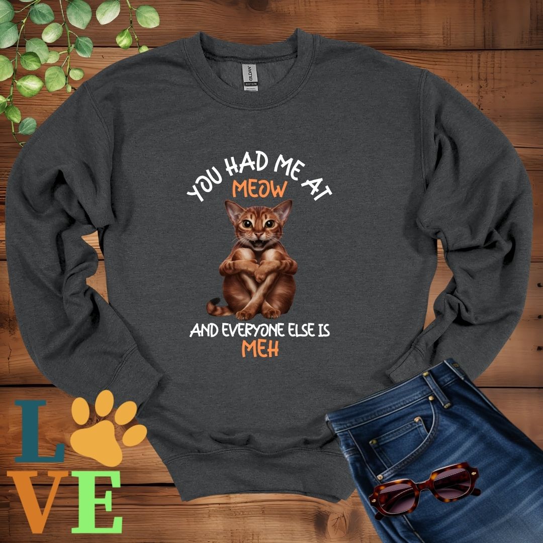 Abyssinian Meow Sweatshirt