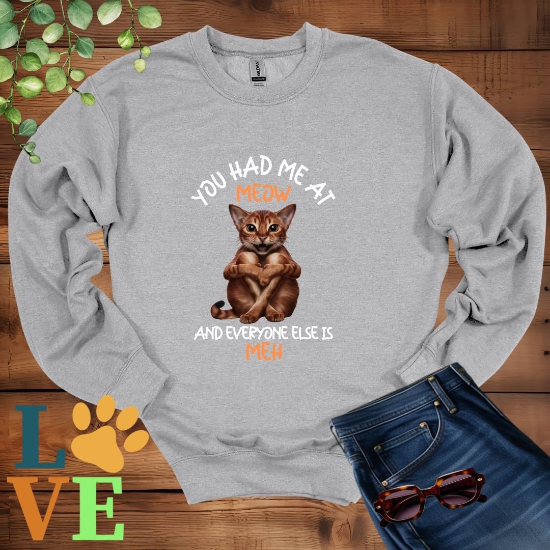 Abyssinian Meow Sweatshirt