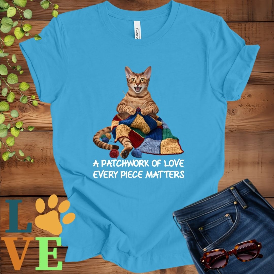 Abyssinian Patchwork Knitting Tee