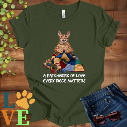 Abyssinian Patchwork Knitting Tee
