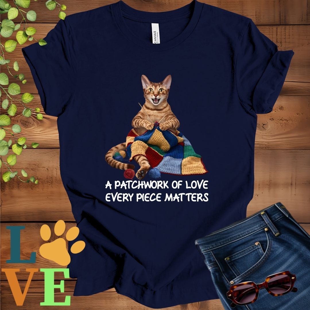 Abyssinian Patchwork Knitting Tee