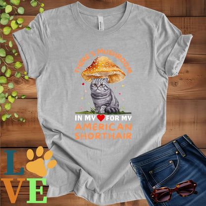 American Shorthair Mushroom Tee