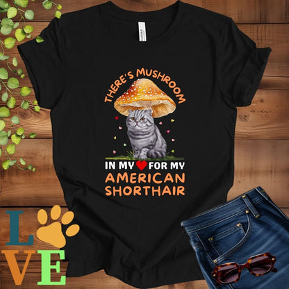 American Shorthair Mushroom Tee