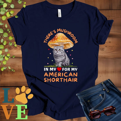 American Shorthair Mushroom Tee