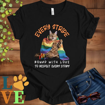 Bengal LGBTQ+ Flag Tee