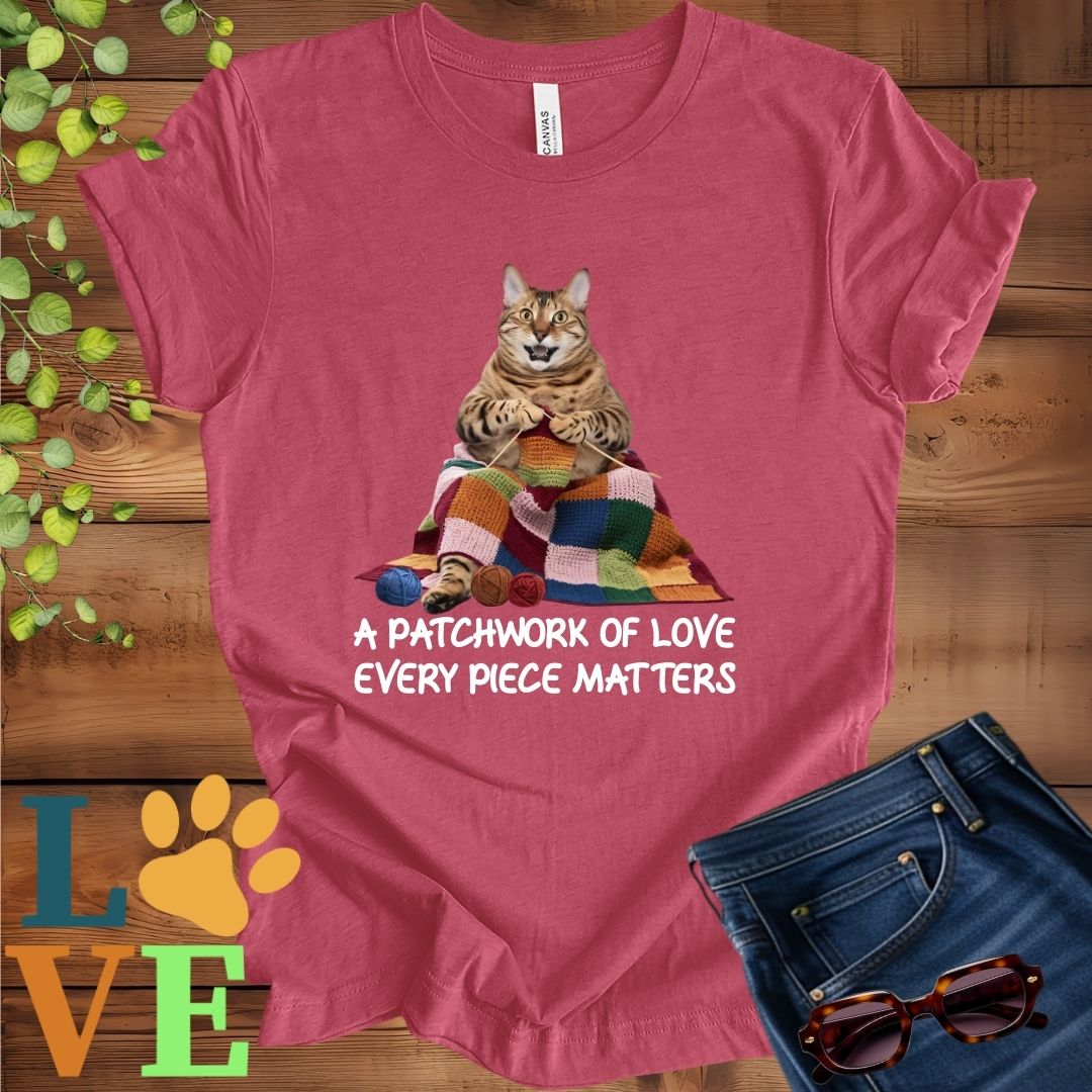 Bengal Patchwork Knitting Tee