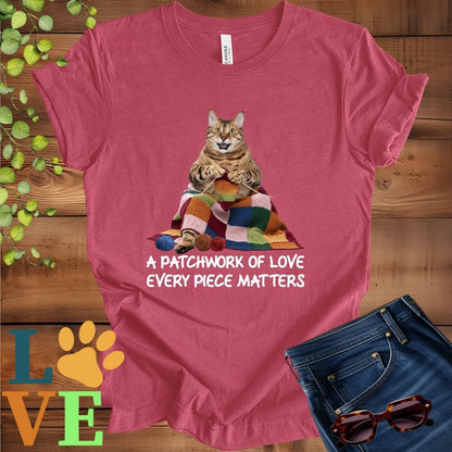 Bengal Patchwork Knitting Tee