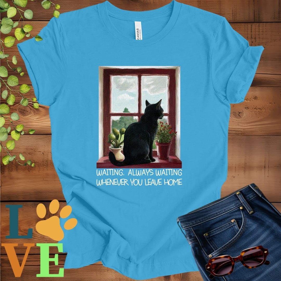 Black Cat Waiting Tee
