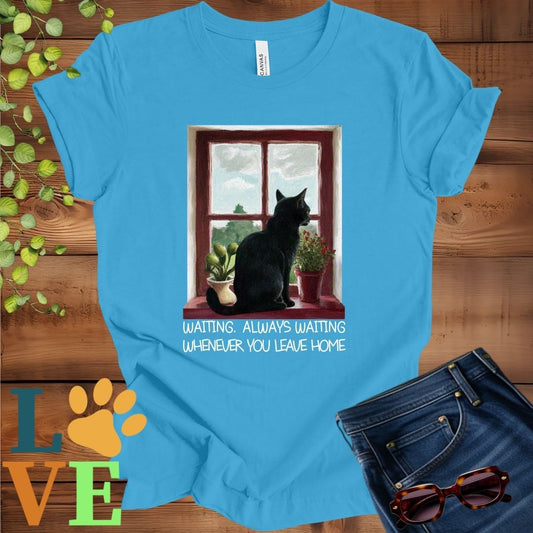 Black Cat Waiting Tee