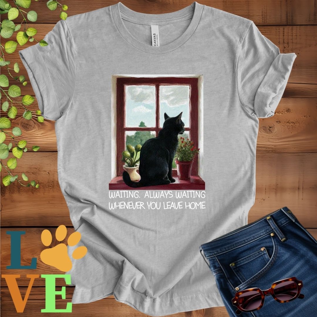 Black Cat Waiting Tee