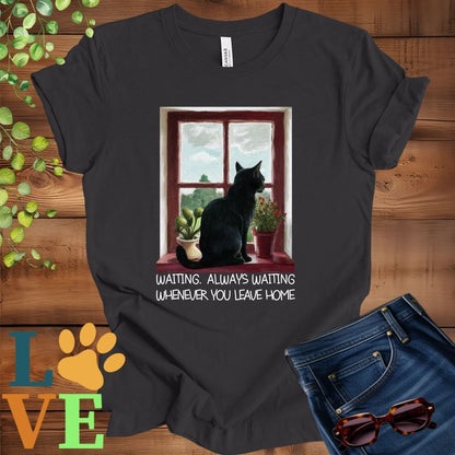 Black Cat Waiting Tee
