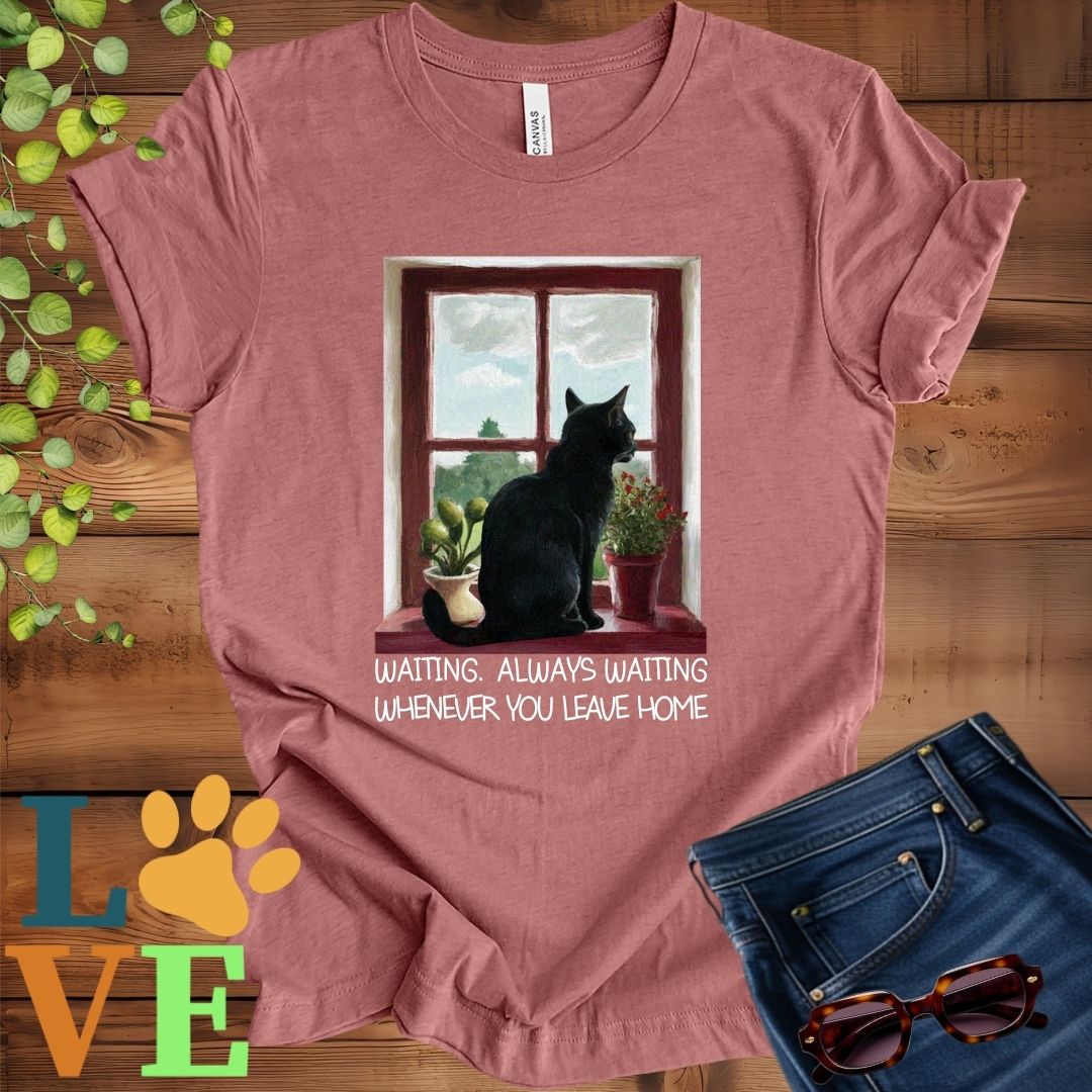 Black Cat Waiting Tee