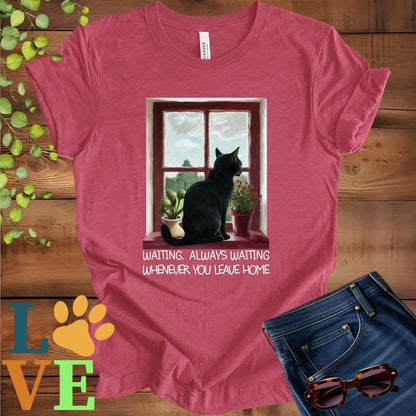 Black Cat Waiting Tee