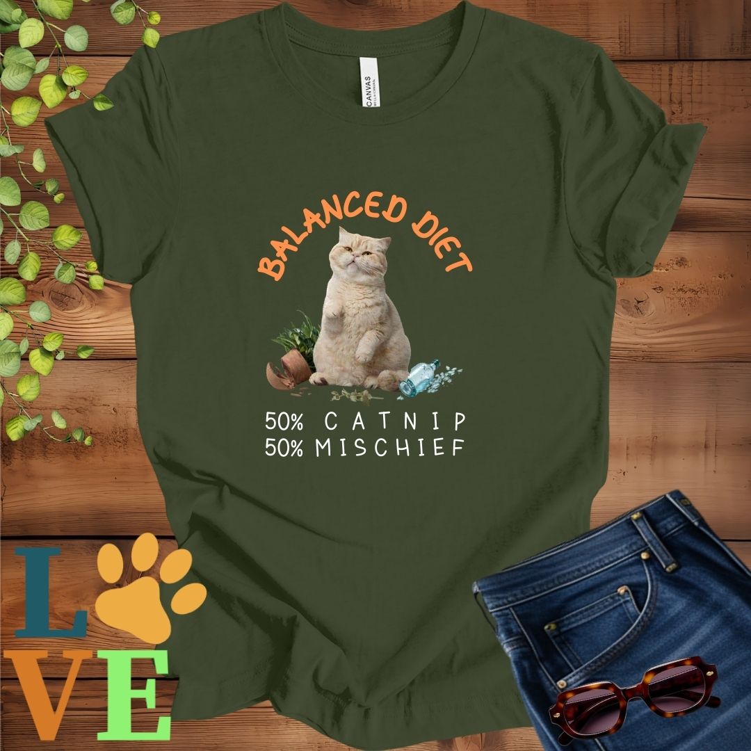 British Shorthair Balanced Diet Tee