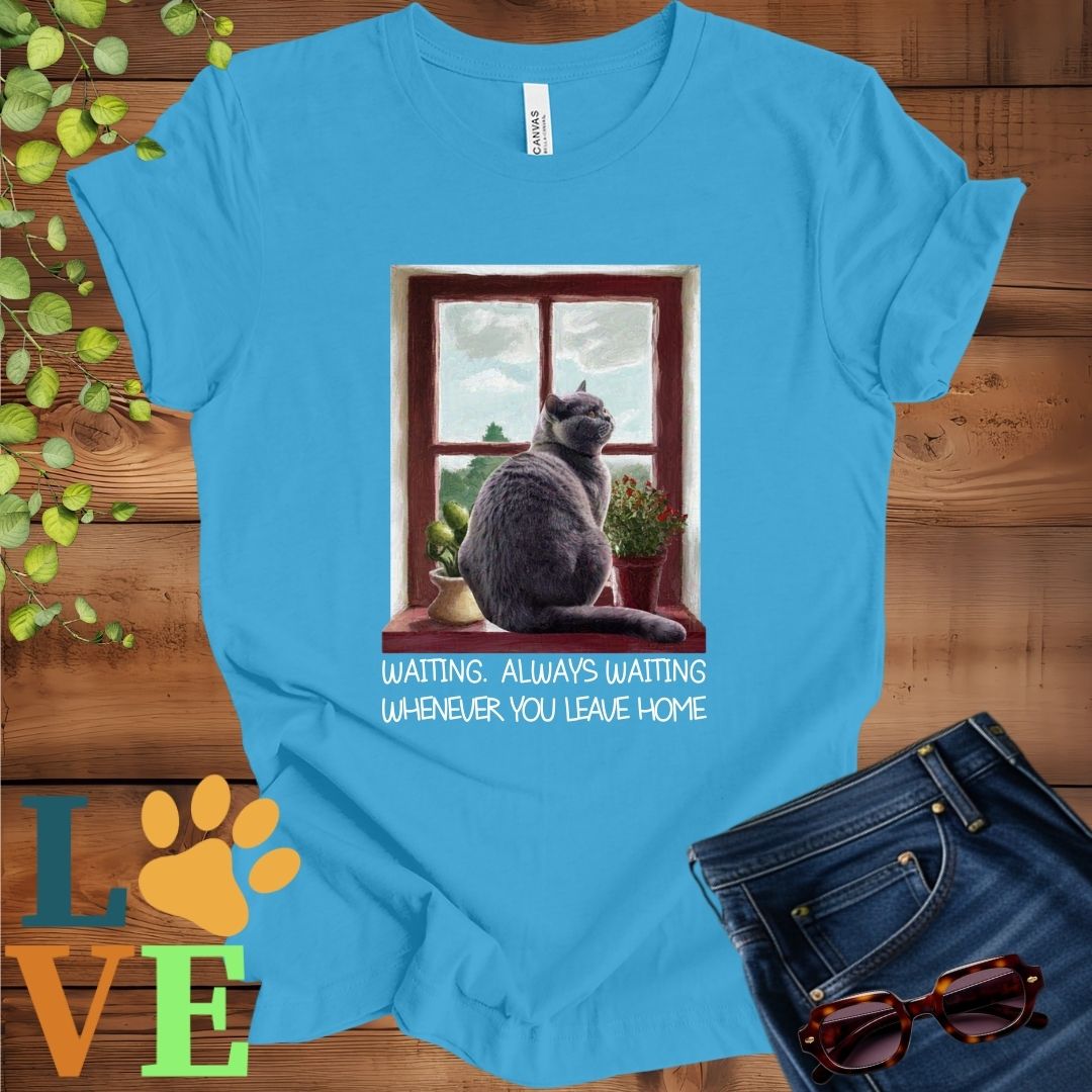 British Shorthair (Gray) Waiting Tee