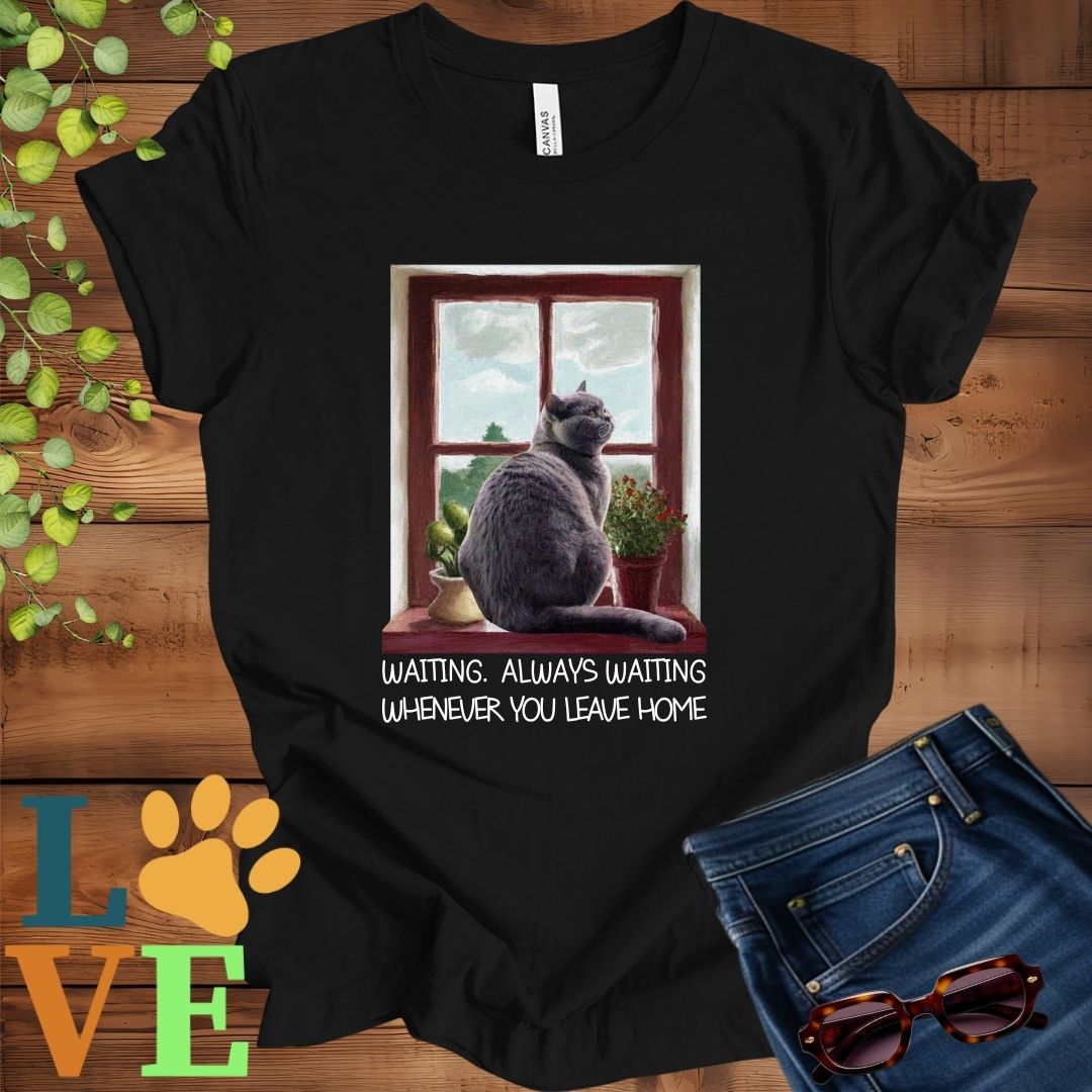 British Shorthair (Gray) Waiting Tee