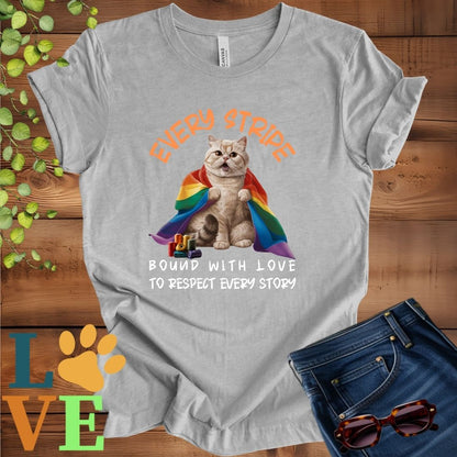 British Shorthair LGBTQ+ Flag Tee
