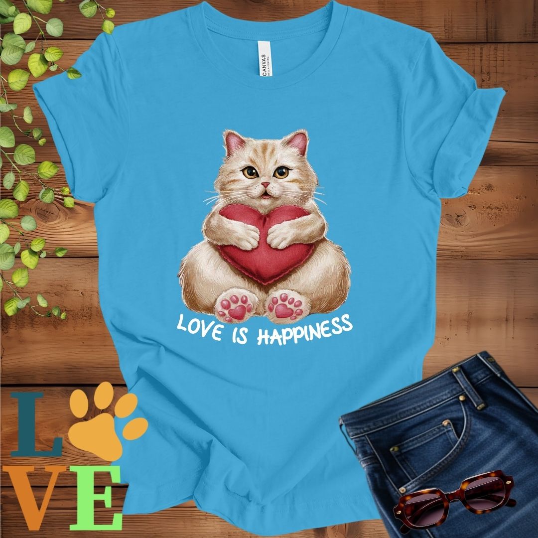 British Shorthair Love Is Happiness Tee