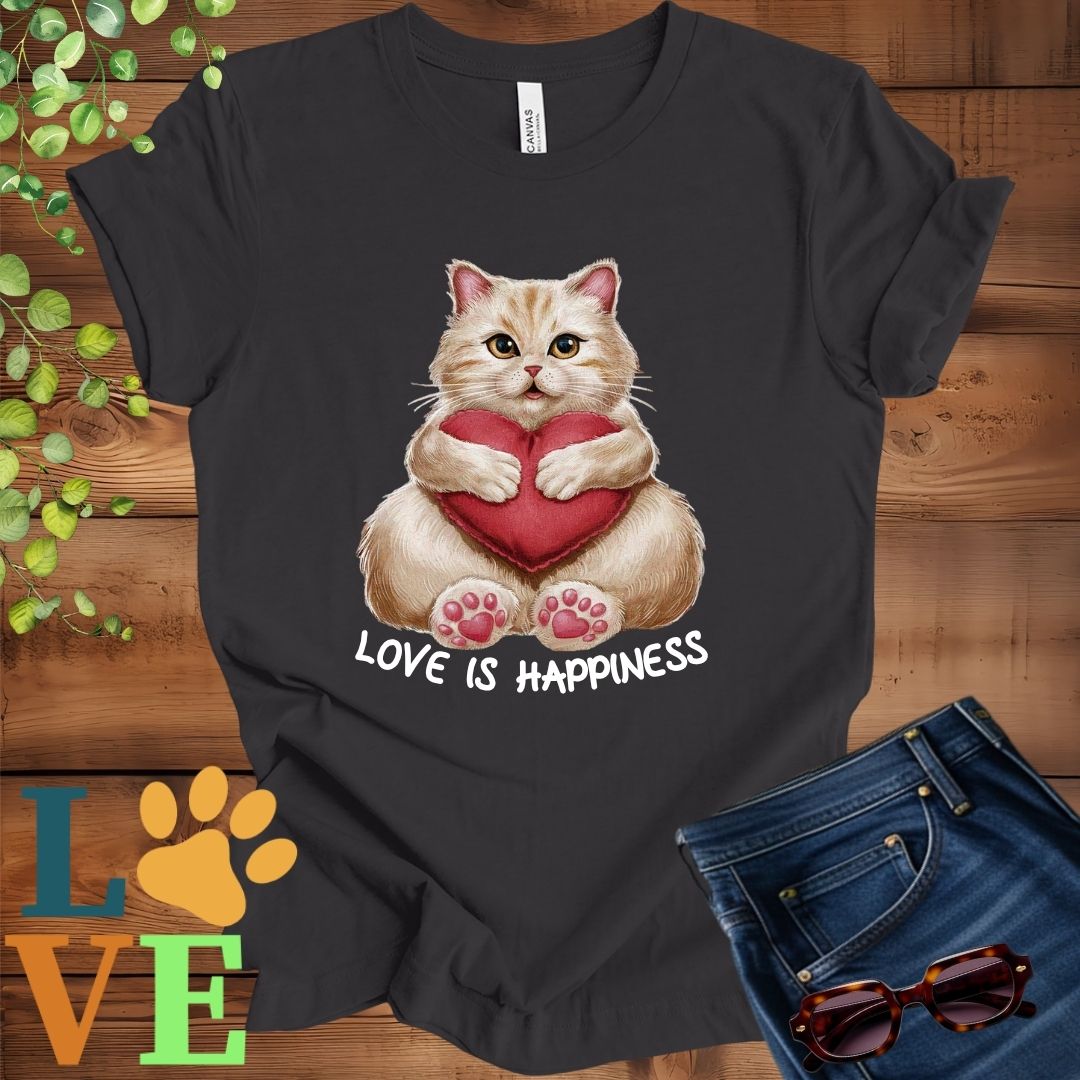 British Shorthair Love Is Happiness Tee