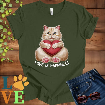 British Shorthair Love Is Happiness Tee