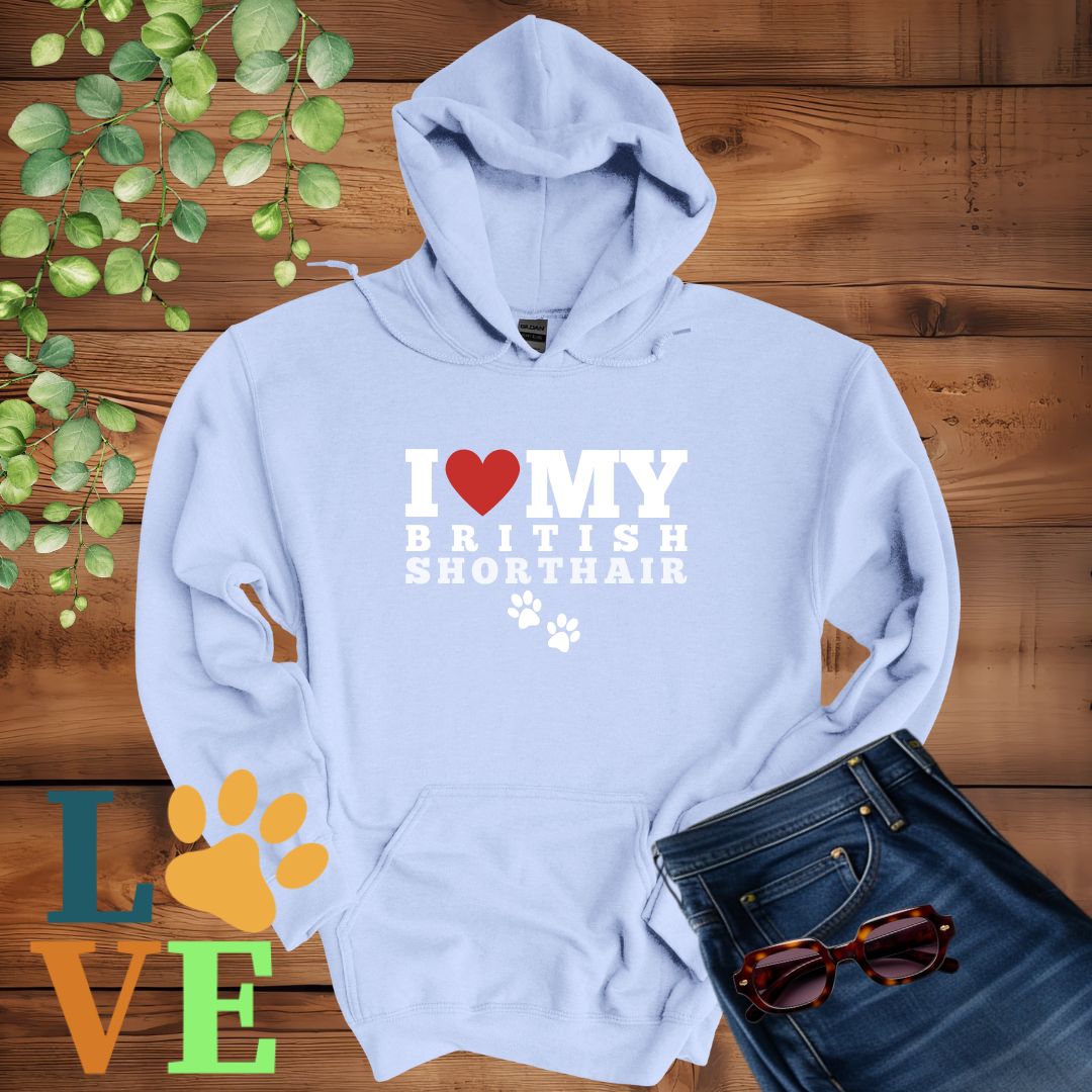 British Shorthair Love Hoodie