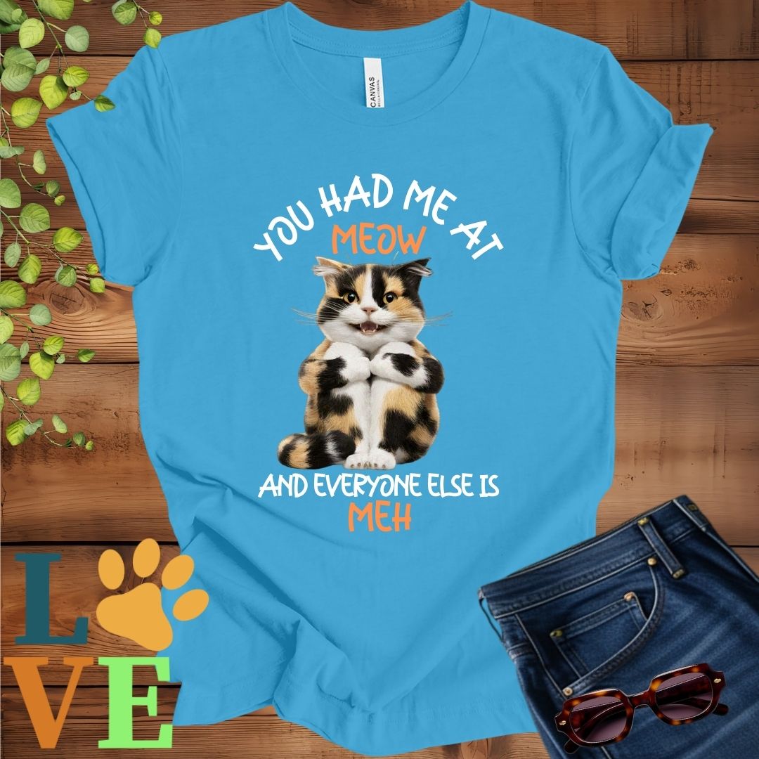 Calico Cat Meow Tee