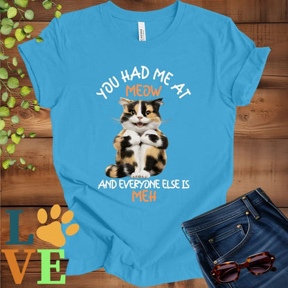Calico Cat Meow Tee