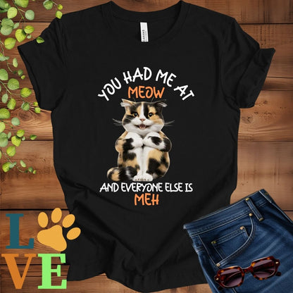 Calico Cat Meow Tee